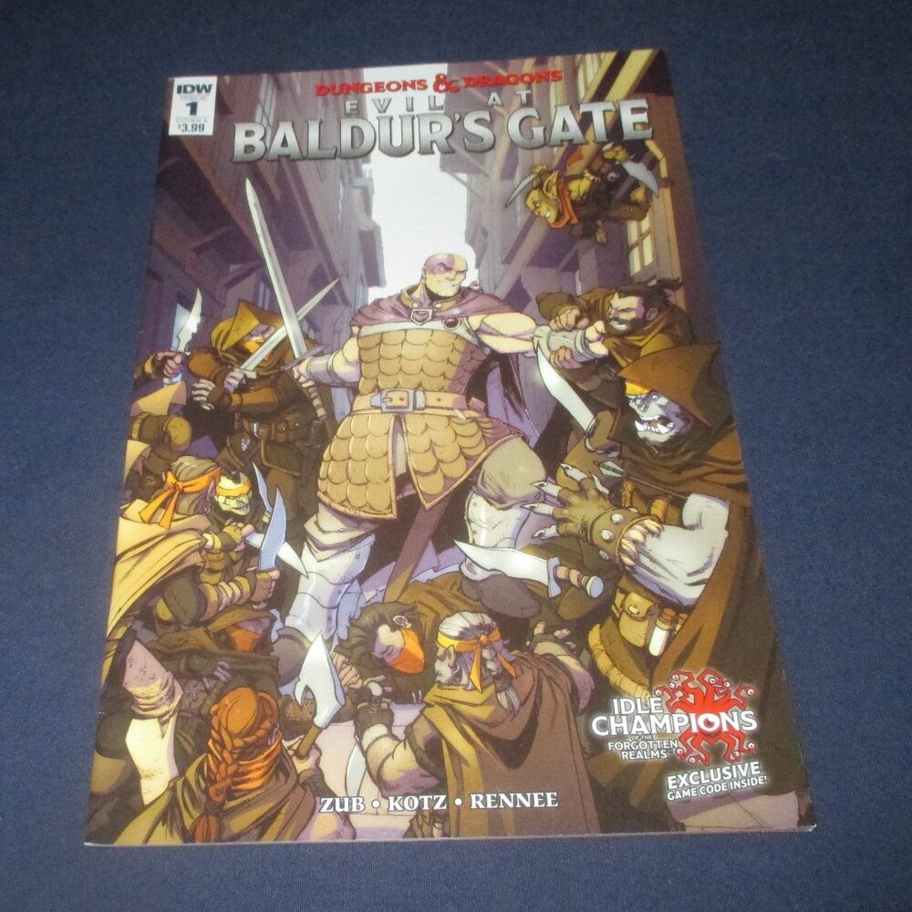 Dungeons & Dragons: Evil at Baldur's Gate #1 (IDW Comics, 2018) Cover Variant A